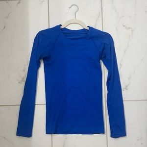Blue Long Sleeve Lulu Lemon Swifty